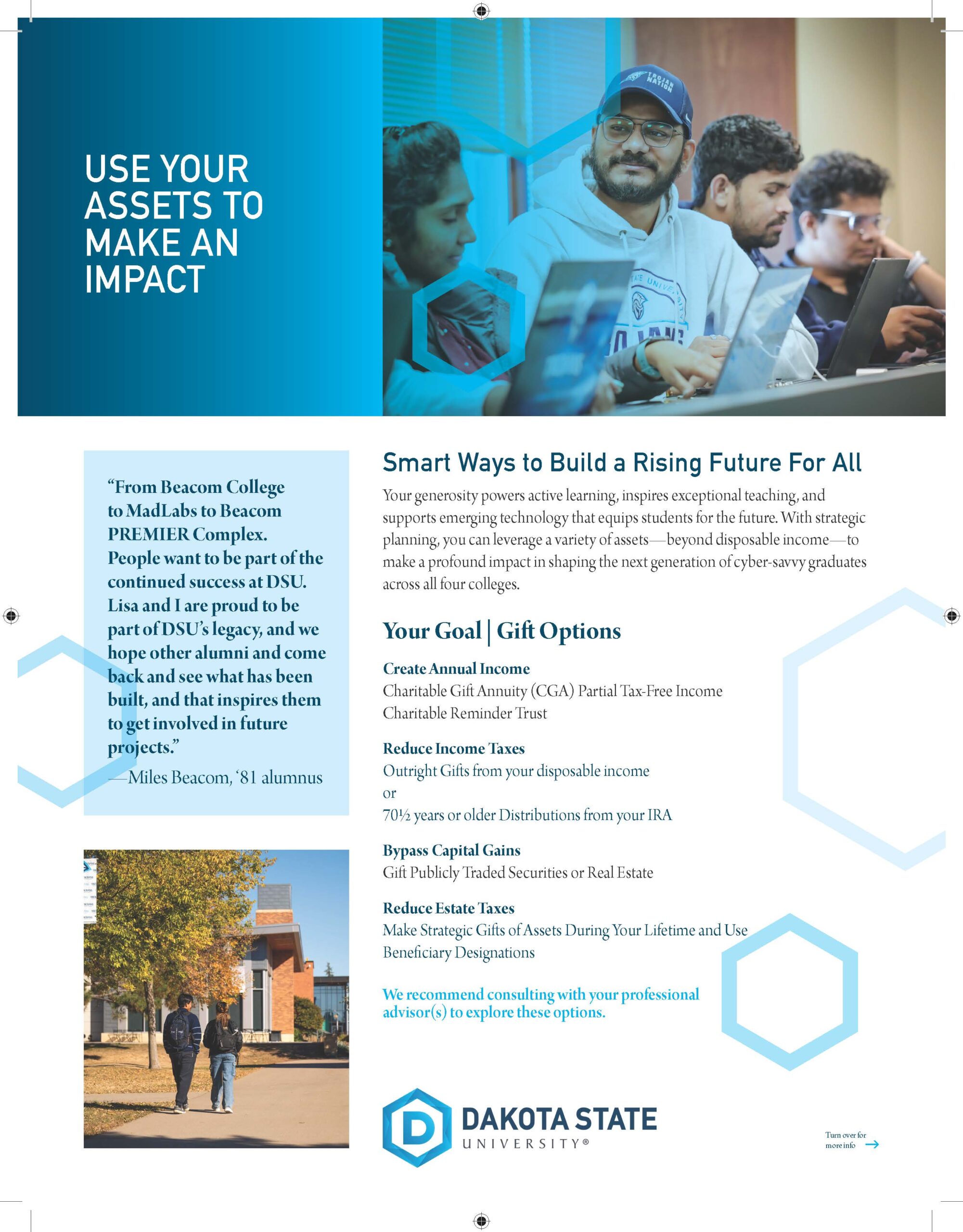 Support The Future of My Favorite Charity brochure cover